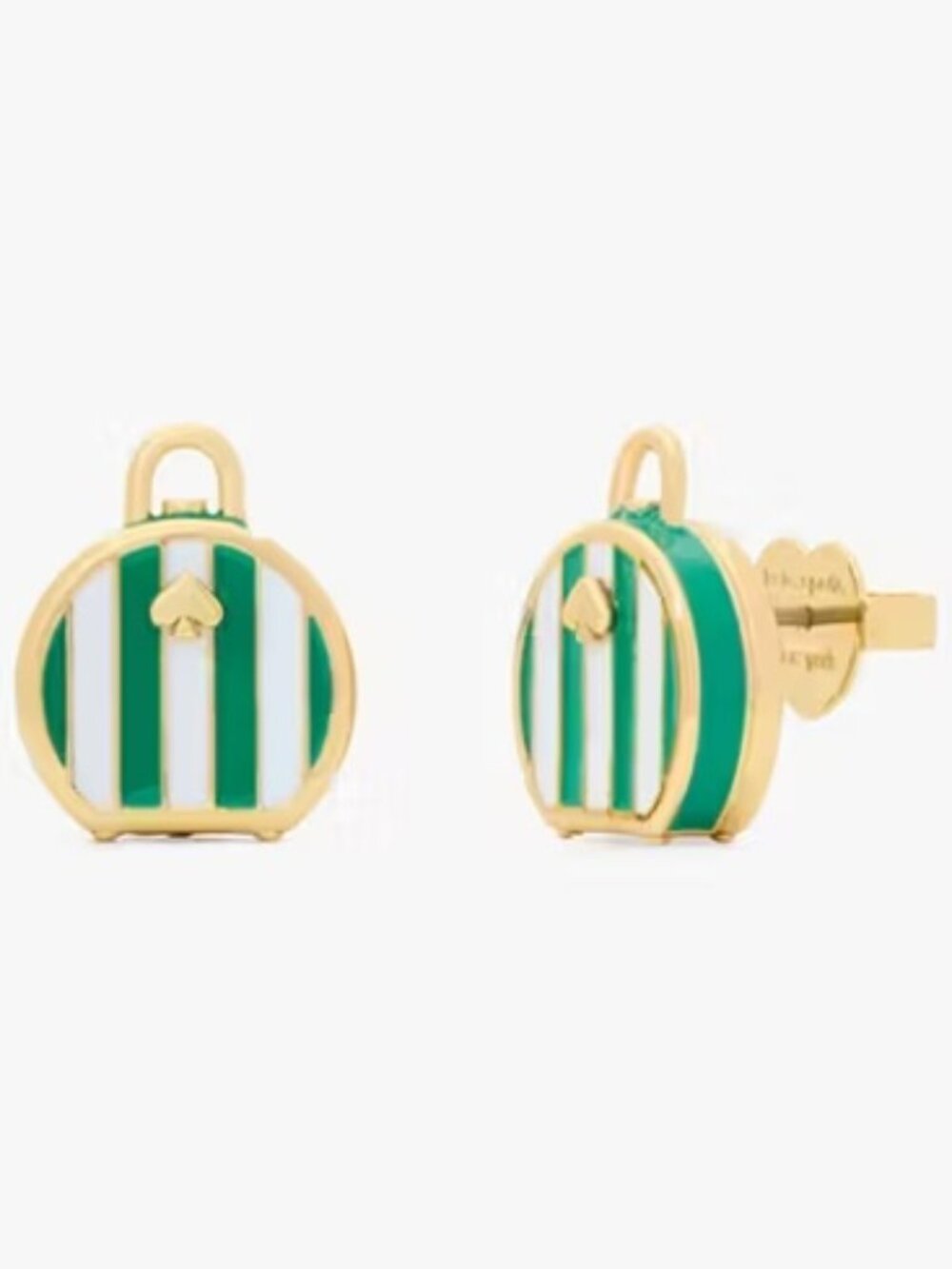 KATE SPADE Away We Go Suitcase Earrings NEW